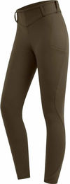 ELT Waldhausen Thermo Reitleggings Rena Damen Full-Grip Grünbraun Größe 40 – Bild 1 von 4