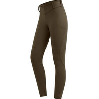 Produktbild von ELT Waldhausen Thermo Reitleggings Rena Damen Full-Grip Grünbraun Größe 40