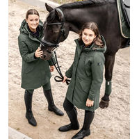 Produktbild von ELT Winter-Performance-Reitparka Ontario Reitjacke wasserdicht dunkelgrün Größe M