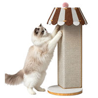 Produktbild von Elzusha Kratzsäule für Katzen aus Naturmaterial mit Sisal 55 cm