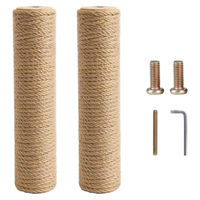 Produktbild von Elzusha Kratzsäule mit Sisal für Katzen Gelb 40 cm