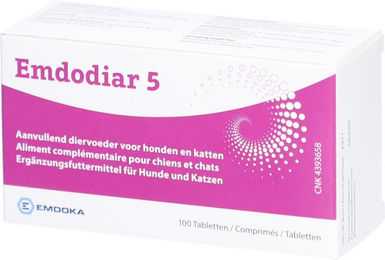 Emdodiar 5 Tabletten von Emdoka BVBA für Magen-Darm und Verdauung – Bild 1 von 3