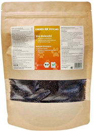 Produktbild von Emiko Bio Bokashi Probiotika Granulat zur Unterstützung von Magen-Darm und Immunsystem für Hunde und Katzen 500g