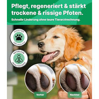 Produktbild von Emma Grün Pfoten- und Schnauzenbalsam für Hunde zur Pfotenpflege ohne Konservierungsstoffe 100ml - 100 ml