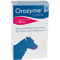 Produktbild von Emmi-Pet Orozyme Canine Zahnpflege-Kaustreifen für Hunde hypoallergen und ohne Zucker