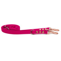 Produktbild von Emmy & Pepe Biothane Führleine Rosa Silber 16mm wasserabweisend