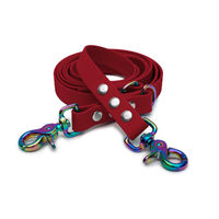 Produktbild von Emmy & Pepe Biothane Führleine wasserabweisend 20mm Bordeaux Schwarz