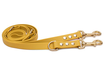 Produktbild von Emmy & Pepe Biothane Führleine Wasserabweisend Sonnengelb Gold 25mm 200cm