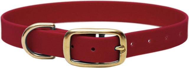 Emmy & Pepe Biothane Halsband Bordeaux Gold 20mm L 39-49cm – Bild 1 von 1