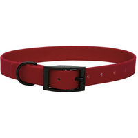 Produktbild von Emmy & Pepe Biothane Halsband Bordeaux Schwarz S 20mm 25-33cm