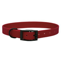 Produktbild von Emmy & Pepe Biothane Halsband Bordeaux Schwarz Wasserabweisend Größe L 39-49cm