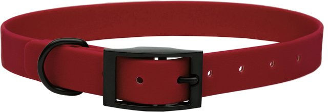 Emmy & Pepe Biothane Halsband Bordeaux XXL 20mm 59-69cm Schwarz – Bild 1 von 1