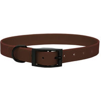 Produktbild von Emmy & Pepe Biothane Halsband Braun Schwarz Größe M 33-40cm 16mm