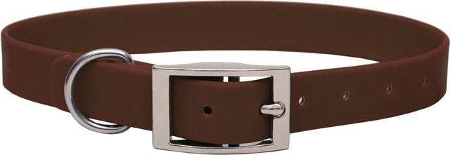 Emmy & Pepe Biothane Halsband Braun XXL 20mm mit Silberschnalle – Bild 1 von 1