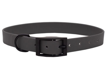 Produktbild von Emmy & Pepe Biothane Halsband Coffee Schwarz Größe M 33-40cm wasserabweisend