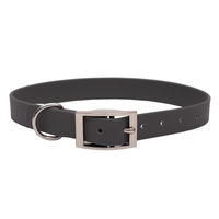 Produktbild von Emmy & Pepe Biothane Halsband Coffee Silber Größe M 33-40cm wasserabweisend