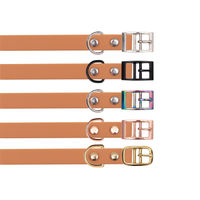 Produktbild von Emmy & Pepe Biothane Halsband Cognac Gold XXL 59-69cm wasserabweisend
