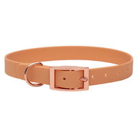 Produktbild von Emmy & Pepe Biothane Halsband Cognac Rosegold XXL 59-69cm wasserabweisend