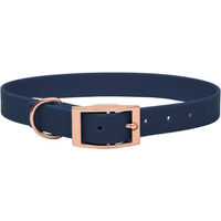 Produktbild von Emmy & Pepe Biothane Halsband Dark Blue mit Rosegold 16mm L 39-49cm