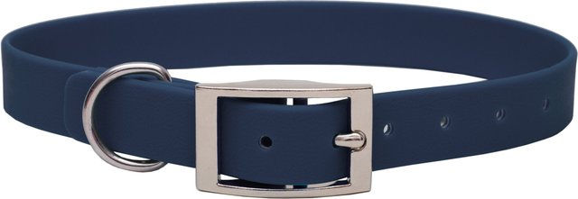 Emmy & Pepe Biothane Halsband Dark Blue S 25-33cm 25mm Silber – Bild 1 von 1