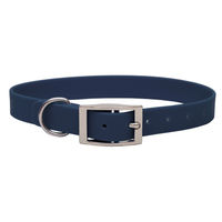 Produktbild von Emmy & Pepe Biothane Halsband Dark Blue Silber XL 49-59cm wasserabweisend