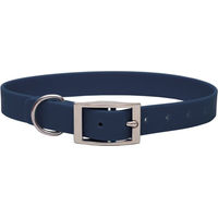 Produktbild von Emmy & Pepe Biothane Halsband Dark Blue XL 16mm Silber 49-59cm