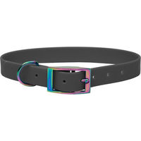 Produktbild von Emmy & Pepe Biothane Halsband Grau Regenbogen 20mm 33-40cm