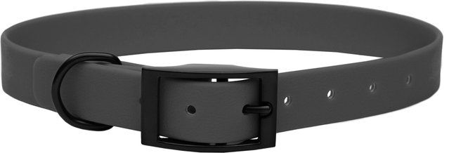 Emmy & Pepe Biothane Halsband Grau Schwarz 20mm XL 49-59cm – Bild 1 von 1