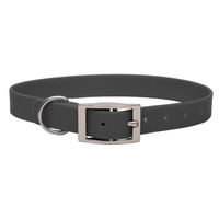 Produktbild von Emmy & Pepe Biothane Halsband Grau Silber S 25-33cm wasserabweisend