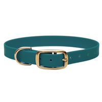 Produktbild von Emmy & Pepe Biothane Halsband Green Gold XXL 59-69cm wasserabweisend