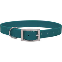 Produktbild von Emmy & Pepe Biothane Halsband Green XXL 20mm Silber 59-69cm