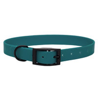 Produktbild von Emmy & Pepe Biothane Halsband Grün Schwarz XXL 59-69cm wasserabweisend