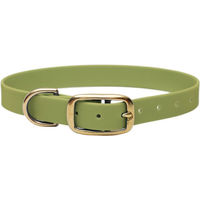 Produktbild von Emmy & Pepe Biothane Halsband Khaki Gold Größe S 25-33cm 25mm