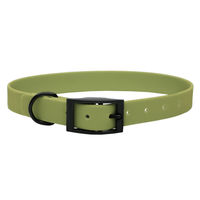 Produktbild von Emmy & Pepe Biothane Halsband Khaki Schwarz XXL 59-69cm wasserabweisend