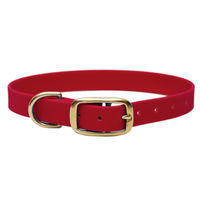 Produktbild von Emmy & Pepe Biothane Halsband Magenta Gold Wasserabweisend Größe M 33-40cm