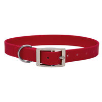 Produktbild von Emmy & Pepe Biothane Halsband Magenta Silber Größe M 33-40cm wasserabweisend