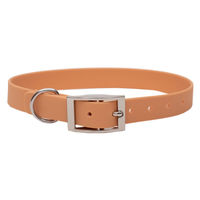 Produktbild von Emmy & Pepe Biothane Halsband Mini Braun Silber XS 20-25cm wasserabweisend
