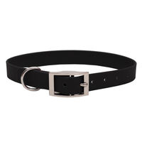 Produktbild von Emmy & Pepe Biothane Halsband Mini Schwarz Silber XS 20-25cm wasserabweisend