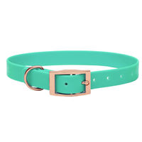 Produktbild von Emmy & Pepe Biothane Halsband Mint Rosegold XL 49-59cm wasserabweisend