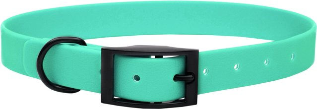 Emmy & Pepe Biothane Halsband Mint Schwarz Größe M 20mm 33-40cm – Bild 1 von 1