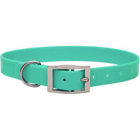 Produktbild von Emmy & Pepe Biothane Halsband Mint Silber Grösse M 33-40cm 16mm