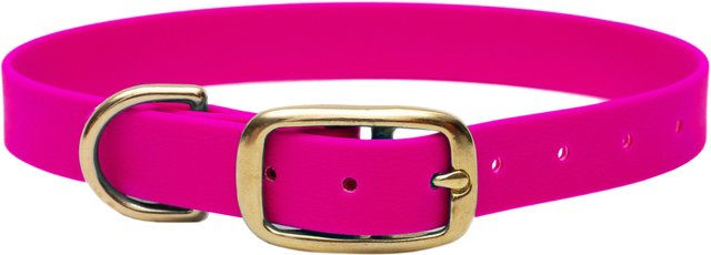 Emmy & Pepe Biothane Halsband Pink Gold S 20mm 25-33cm – Bild 1 von 1
