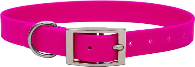 Emmy & Pepe Biothane Halsband Pink XXL 20mm Silber 59-69cm – Bild 1 von 1