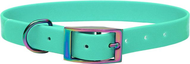 Emmy & Pepe Biothane Halsband Regenbogen Mint 16mm M 33-40cm – Bild 1 von 1