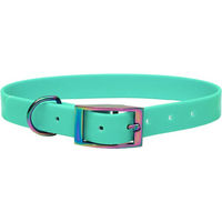Produktbild von Emmy & Pepe Biothane Halsband Regenbogen Mint Größe S 25-33cm 25mm