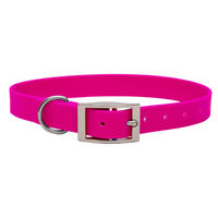 Produktbild von Emmy & Pepe Biothane Halsband Rosa Silber XXL 59-69cm wasserabweisend