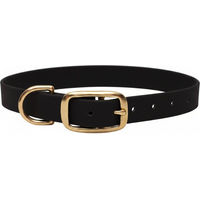 Produktbild von Emmy & Pepe Biothane Halsband Schwarz Gold XXL 59-69cm 25mm