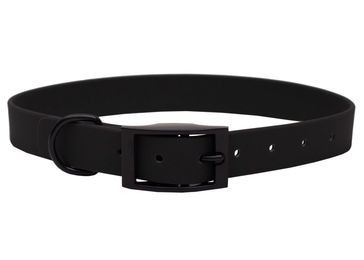 Produktbild von Emmy & Pepe Biothane Halsband Schwarz Wasserabweisend Größe L 39-49cm