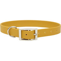 Produktbild von Emmy & Pepe Biothane Halsband Sonnengelb L 20mm Silber 39-49cm