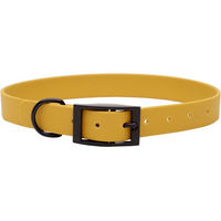 Produktbild von Emmy & Pepe Biothane Halsband Sonnengelb Schwarz Größe S 16mm 25-33cm
